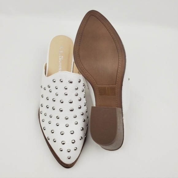 CL by Laundry white studded mule - Picture 5 of 9